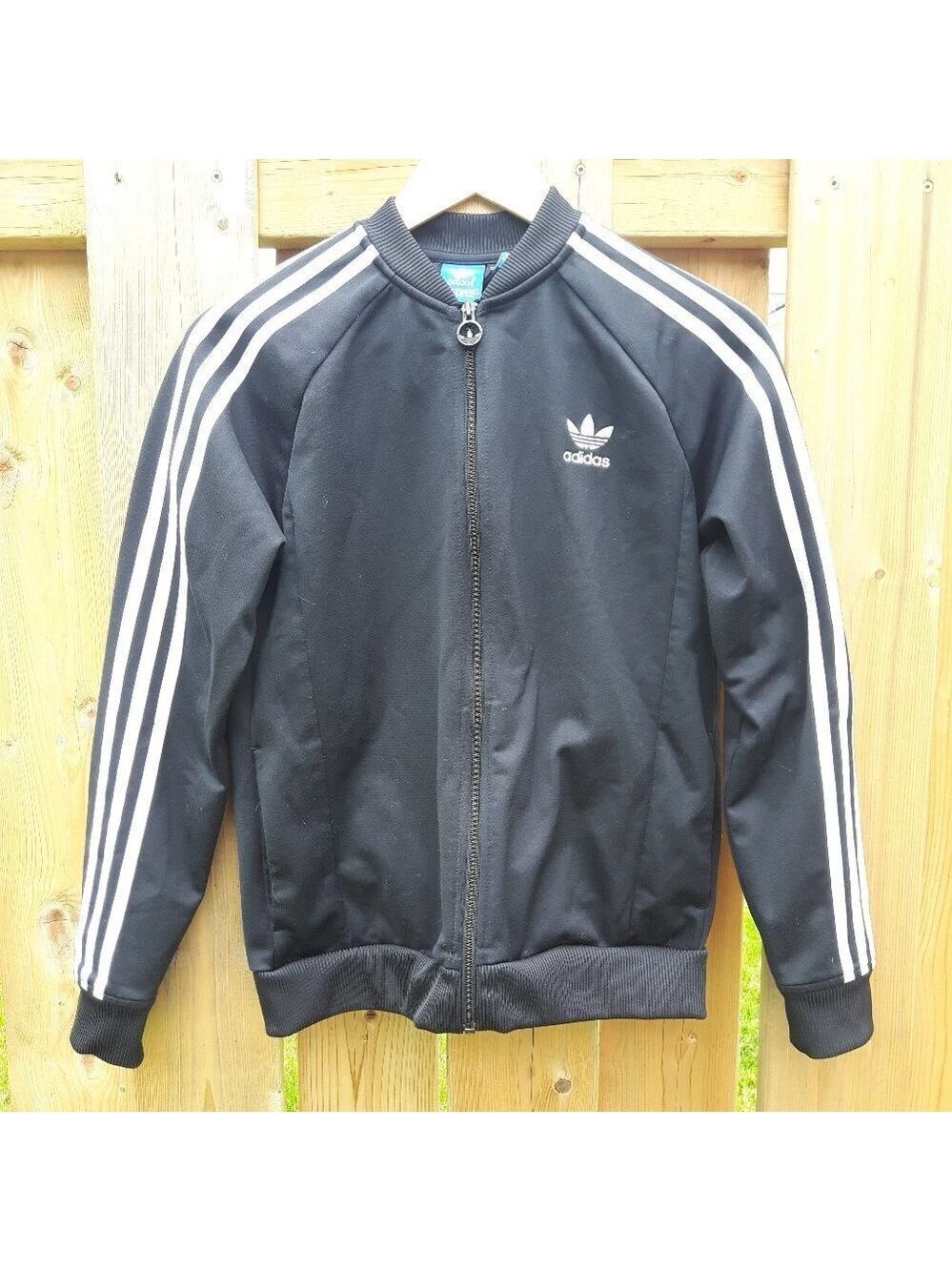Adidas Track Jacket Youth Adidas trefoil and strip